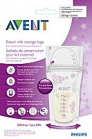 Philips Avent krūts piena uzglabāšanas maisiņi 180ml/25 gab. SCF603/25