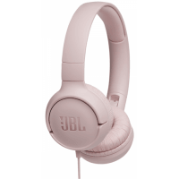 Akcija! JBL JBLT500PIK on-ear austiņas ar mikrofonu , rozā