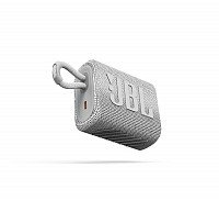 Akcija! JBL JBLGO3WHT ūdensizturīga portatīvā skanda JBL JBLGO3WHT Go, balta