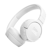 JBL JBLT670NCWHT on-ear bezvadu austiņas ar trokšņu  slāpēšanu, baltas