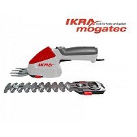 Dzīvžogu un zāles šķēru komplekts Ikra Mogatec IGBS 1054 LI, 7,2 V, 2,2 Ah akumulatora, 7,5/16 cm