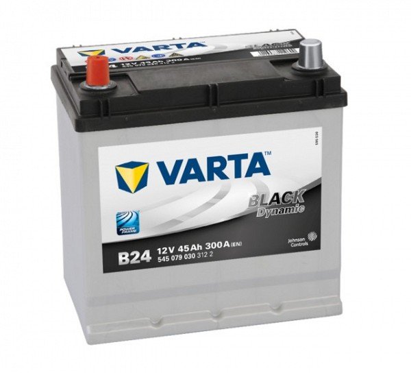 Akumulators VARTA BLACK DYNAMIC B24 12V 45Ah 300A (EN) 219x135x225 1/1