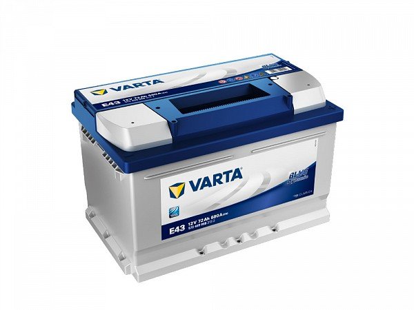 Akumulators VARTA BLUE DYNAMIC E43 12V 72Ah 680A (EN) 278x175x175 0/1