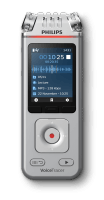 PHILIPS DVT4110 diktafons, 8GB, hroma/sudraba