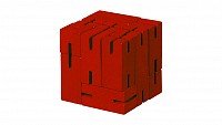 Akcija! Juguetronica MT1166 FLEXICUBE PUZZLE izglītojoša kubveida puzle