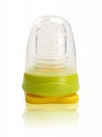 Kidsme Food Pouch adapteris mazuļa ēdināšanai no biezenīšu stāvpakām, Lime 160489 LI