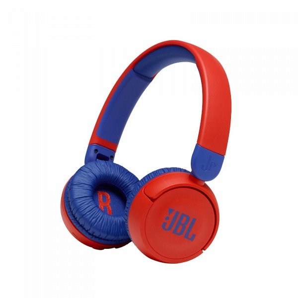 JBL JBLJR310BTRED on-ear austiņas ar Bluetooth bērniem, sarkanas ar zilu