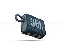 Akcija! JBL JBLGO3BLU ūdensizturīga portatīvā skanda JBL JBLGO3BLU Go, zila