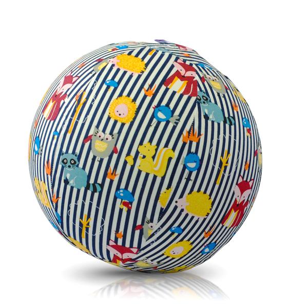 Akcija! Bubabloon lateksa balons ar auduma pārvalku, Animal Stripes Blue 040383