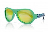 Akcija! SHADEZ Designer Leaf Print Green Junior bērnu saulesbrilles, 3-7 gadi SHZ 44