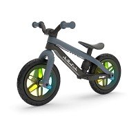 Akcija! Chillafish BMXie 2 līdzsvara velosipēds no 2 līdz 5 gadiem ar gaismiņām, Anthracite CPMX04ANT