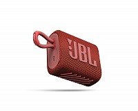 Akcija! JBL JBLGO3RED ūdensizturīga portatīvā skanda JBL JBLGO3RED Go, sarkans