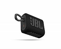 Akcija! JBL JBLGO3BLK ūdensizturīga portatīvā skanda JBL JBLGO3BLK Go, melna