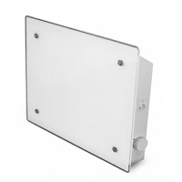 ADAX elektriskais radiators ECO 02 KET WG WHITE GLASS (250W)