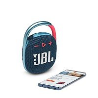 JBL JBLCLIP4BLUP ūdensizturīga portatīvā skanda ar karabīni, zila/rozā