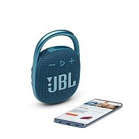 Akcija! JBL JBLCLIP4BLU ūdensizturīga portatīvā skanda ar karabīni, zila