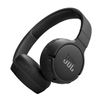 JBL JBLT670NCBLK on-ear bezvadu austiņas ar trokšņu  slāpēšanu, melnas