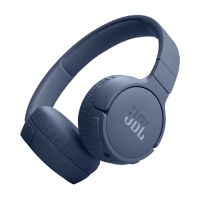 JBL JBLT670NCBLU on-ear bezvadu austiņas ar trokšņu  slāpēšanu, zilas