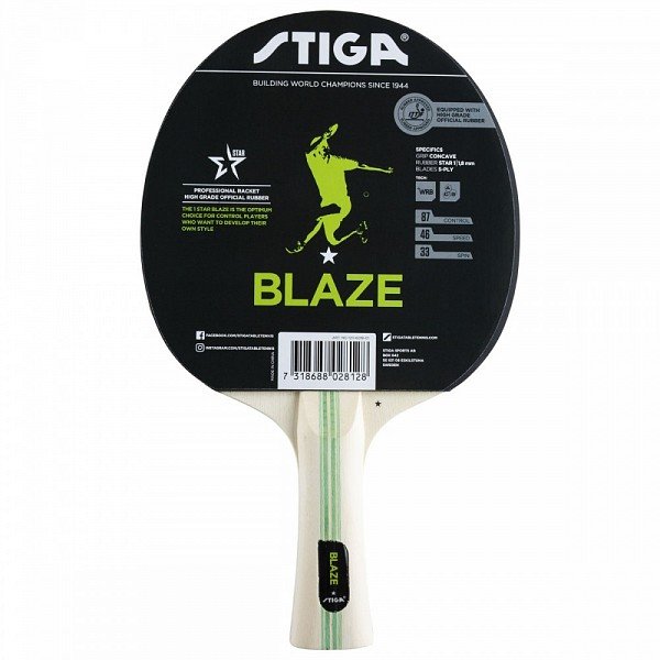 STIGA Blaze WRB 1* (concave) galda tenisa rakete