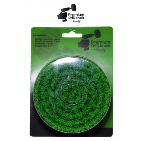 Premium urbju birste profesionālai tīrīšanai - vidēja, zaļa, 10 cm 3