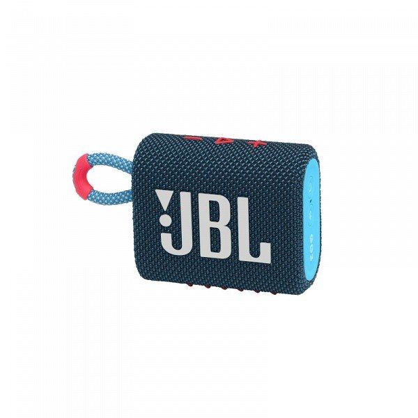 Akcija! JBL JBLGO3BLUP ūdensizturīga portatīvā skanda JBL JBLGO3BLUP Go, tumši zila 3