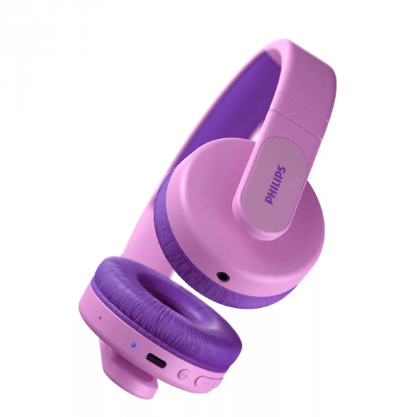 Akcija! PHILIPS TAK4206PK/00 on-ear austiņas ar Bluetooth bērniem, rozā 3