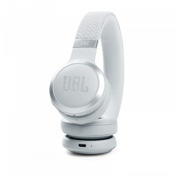 (V) JBL JBLLIVE460NCWHT LIVE bezvadu on-ear austiņas ar bluetooth, baltas 3