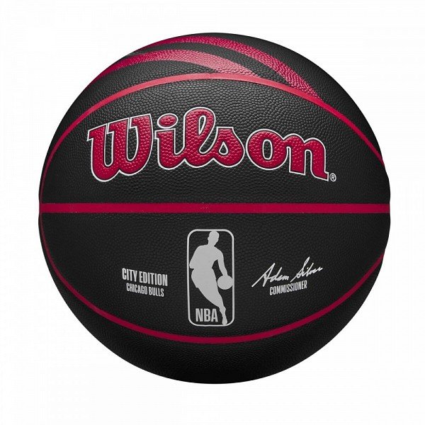 WILSON WILSON NBA TEAM CITY COLLECTOR CHICAGO BULLS basketbola bumba 3