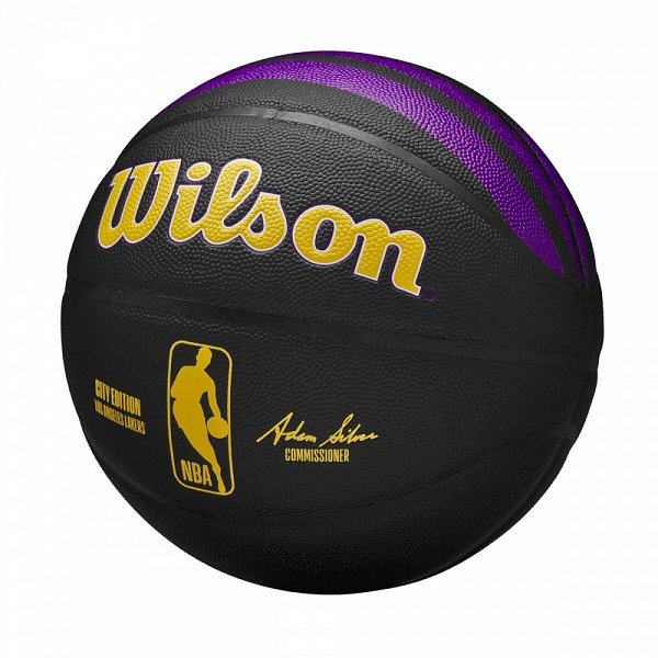 WILSON WILSON NBA TEAM CITY COLLECTOR LA LAKERS basketbola bumba 3