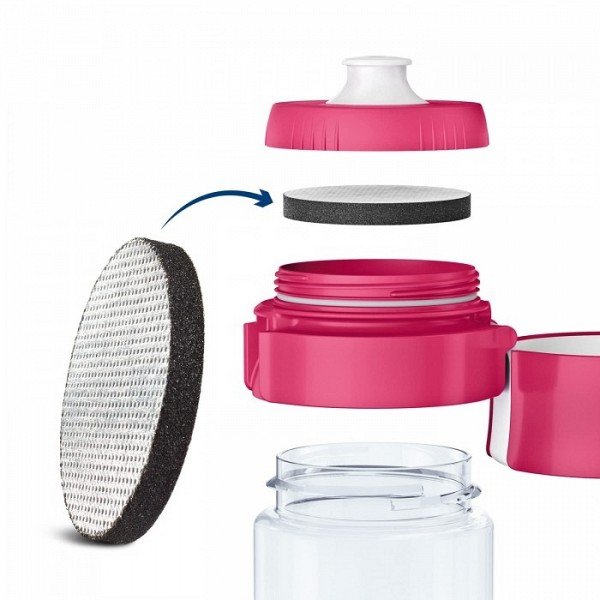 Jaunums! Brita Fill&amp;Go ūdens filtra pudele,  rozā FILL&GO-PINK 3