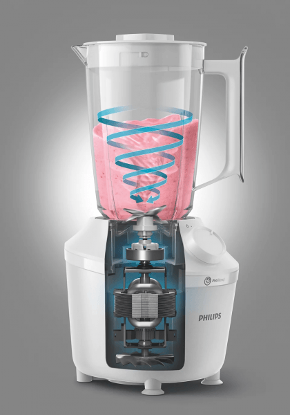 PHILIPS HR2041/00 Daily Collection blenderis, 1.9l (balts) 4