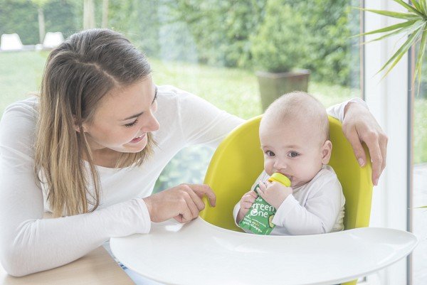 Akcija! Kidsme Food Pouch adapteris mazuļa ēdināšanai no biezenīšu stāvpakām 2 gab,Sky&amp;Lime 160490 LIS 4