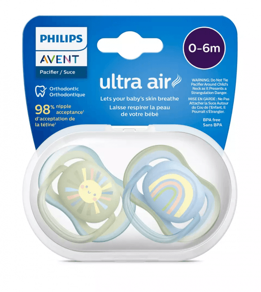 Philips Avent māneklītis Ultra Air, 0-6M (2 gab), zēniem SCF085/58 4