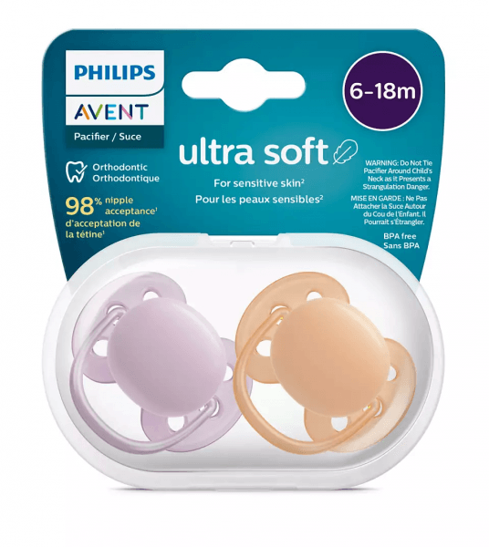 Philips Avent māneklītis Ultra soft Neutral, 6-18M (2 gab), meitenēm SCF091/33 4