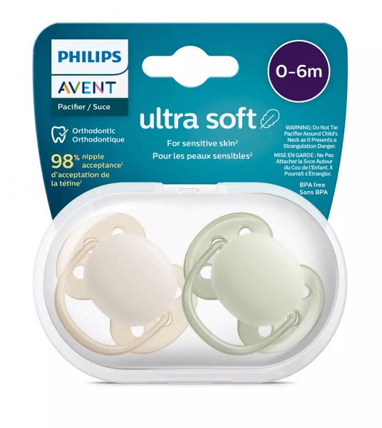 Philips Avent māneklītis Ultra soft Neutral, 0-6M (2 gab) SCF091/05 4