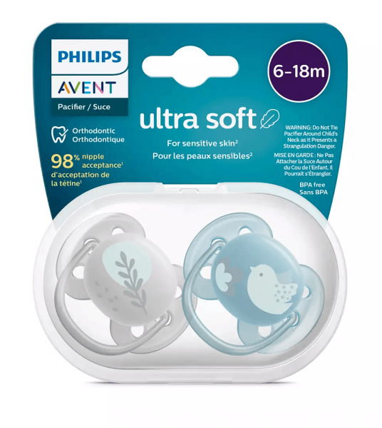 Philips Avent māneklītis Ultra soft DECO, 6-18M (2 gab), zēniem SCF091/15 4