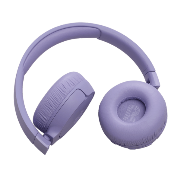 JBL JBLT670NCPUR on-ear bezvadu austiņas ar trokšņu  slāpēšanu, violetas 4