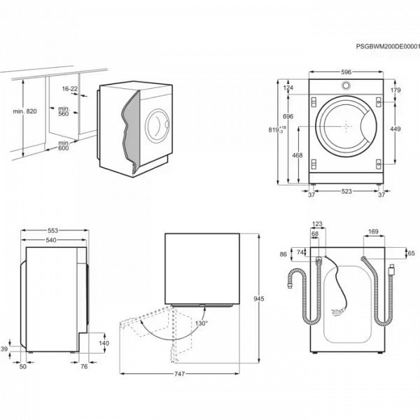 Electrolux EW8F348SCI veļas mazg.mašīna (front.ielāde), 8kg 5