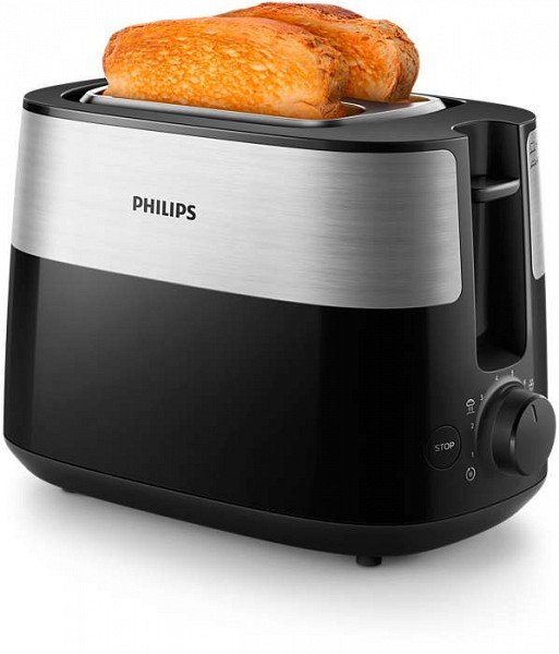 PHILIPS HD2516/90 Daily Collection Tosteris, 830 W (melns) 5