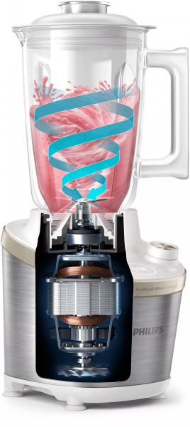 PHILIPS HR3760/01 Daily Collection blenderis, 1500W, balts 6