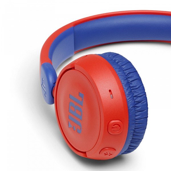 JBL JBLJR310BTRED on-ear austiņas ar Bluetooth bērniem, sarkanas ar zilu 6