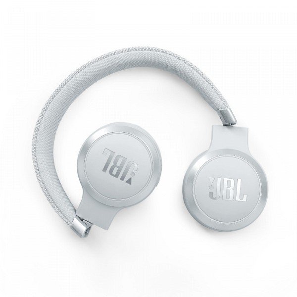 (V) JBL JBLLIVE460NCWHT LIVE bezvadu on-ear austiņas ar bluetooth, baltas 6
