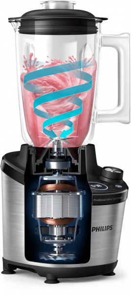 PHILIPS HR3760/10 Daily Collection blenderis, 1500W, melns 6