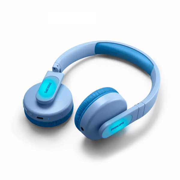 Akcija! PHILIPS TAK4206BL/00 on-ear austiņas ar Bluetooth bērniem, zilas 7