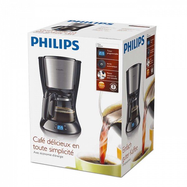 PHILIPS HD7459/20 Daily Collection Kafijas automāts ar taimeri,1000W, metāls/melns 7