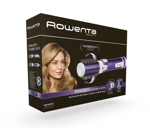 ROWENTA CF9530 rotējošs matu veidotājs Brush Activ  Volume&amp;Shine, 1000 W, balta/violeta 7