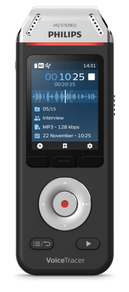 PHILIPS DVT2110 diktafons, 8 GB 8