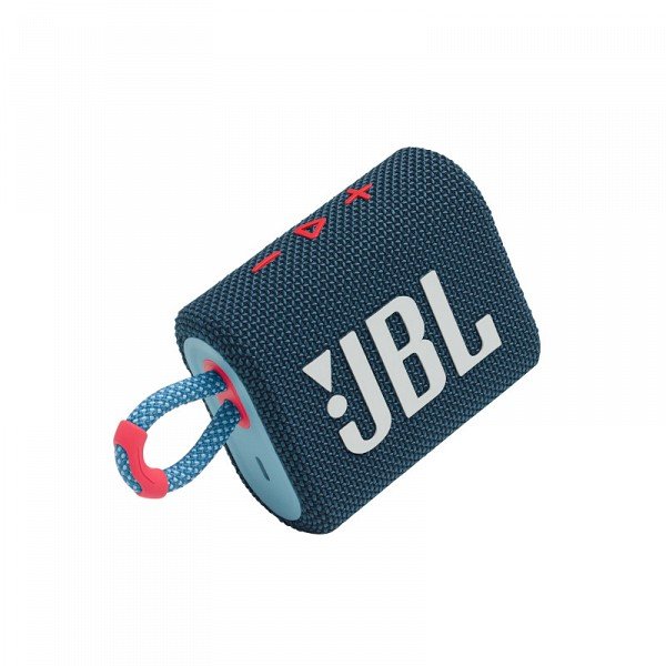 Akcija! JBL JBLGO3BLUP ūdensizturīga portatīvā skanda JBL JBLGO3BLUP Go, tumši zila 8