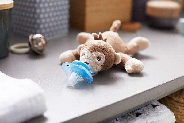 (V) Izpārdošanas cena! Philips Avent plīša rotaļlieta Mērkaķītis ar Ultra soft māneklīti 0–6 mēn. SCF348/12 8