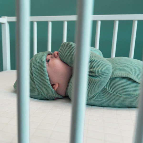 (V) Lodger Beanie Ciumbelle bērnu cepurīte, Silt green, 12-24 mēn. BE 080_12-24 8